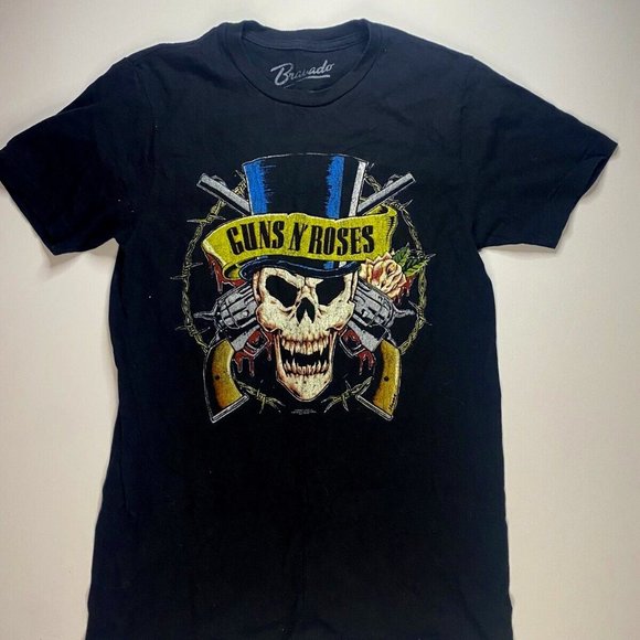 Guns N Roses Rock band Reprint Tee shirt Men’s Short Sleeve Size Small - Picture 1 of 5